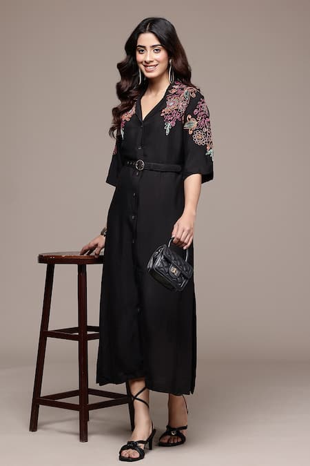 Ritu Kumar Embroidered Yoke Dress