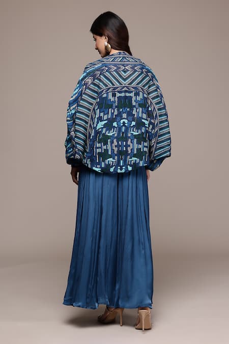 Ritu Kumar Wallem Cut Sleeve Shrug Pant Set