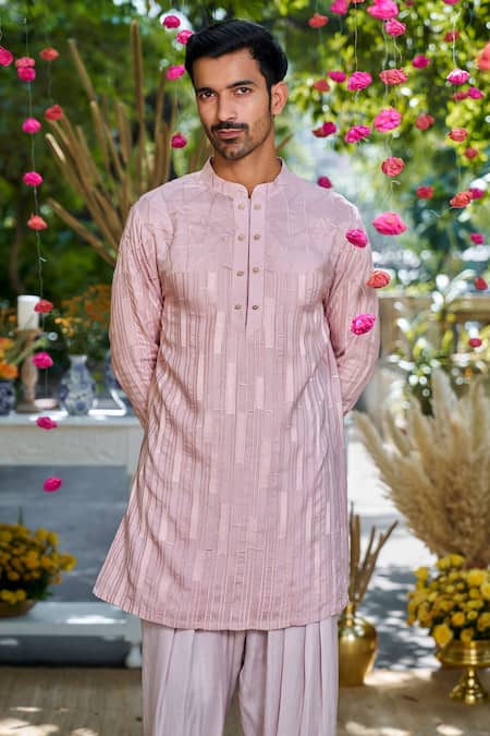 Philocaly Manzar Geometric Pattern Short Kurta 