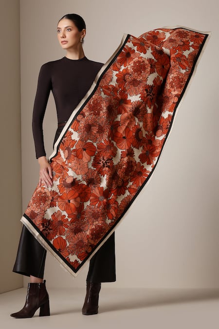 Dusala Floral Pattern Stole 