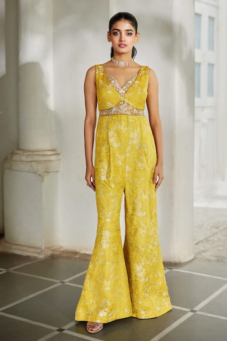 Paulmi And Harsh Floral Woven Jumpsuit