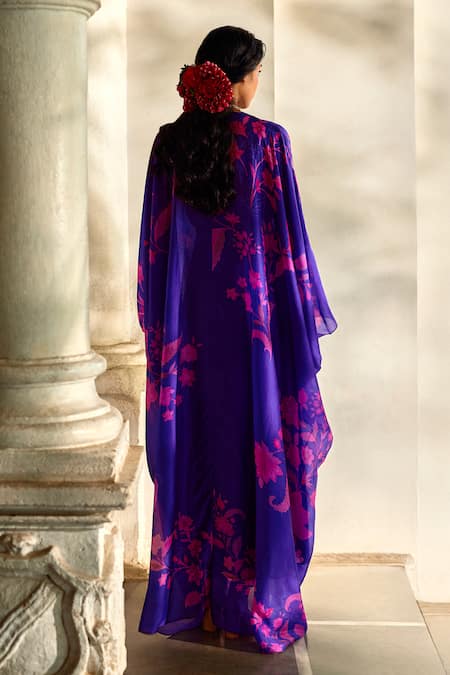 Paulmi And Harsh Floral Print Kaftan 