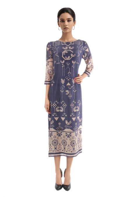 Soup By Sougat Paul Chanderi Dress 