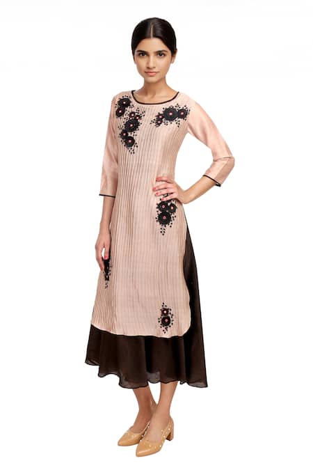 Soup By Sougat Paul Chanderi Layered Kurta 