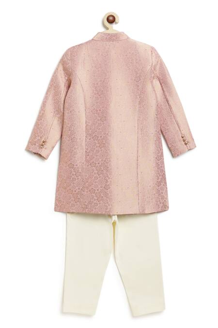 Tiber Taber Floral Woven Sherwani Set 