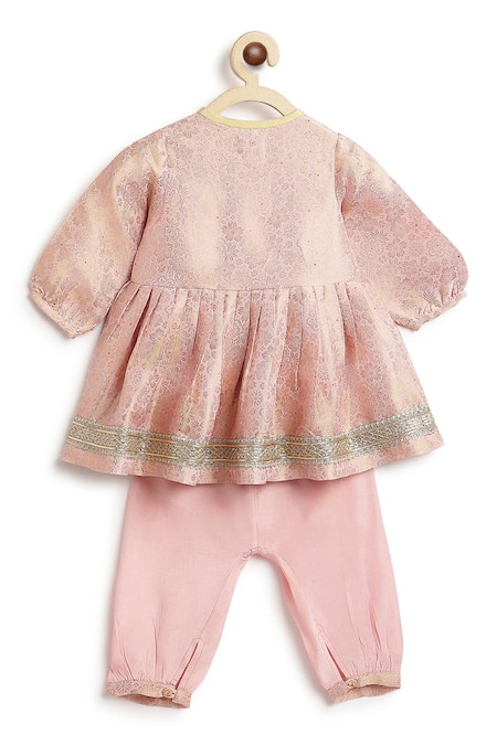 Tiber Taber Floral Woven Kurta With Salwar 