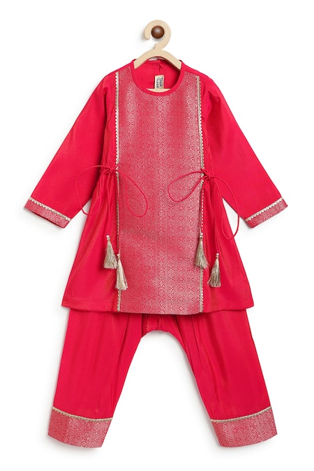 Tiber Taber Woven Kurta With Salwar 