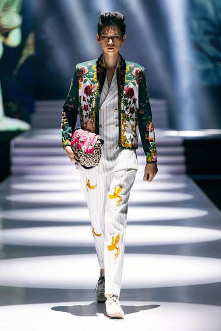 MR. Ajay Kumar Echoes Print Bomber Jacket 