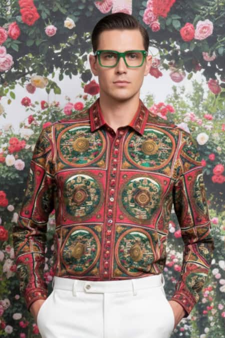 MR. Ajay Kumar Dome Signature Print Shirt 