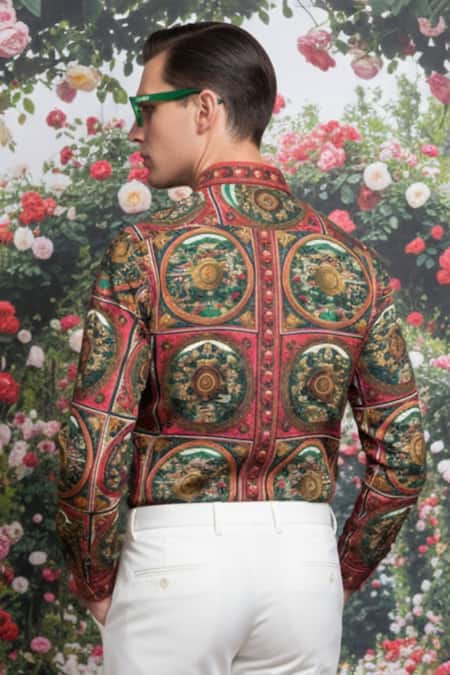 MR. Ajay Kumar Dome Signature Print Shirt 