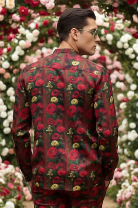 MR. Ajay Kumar Malhari Signature Print Shirt 