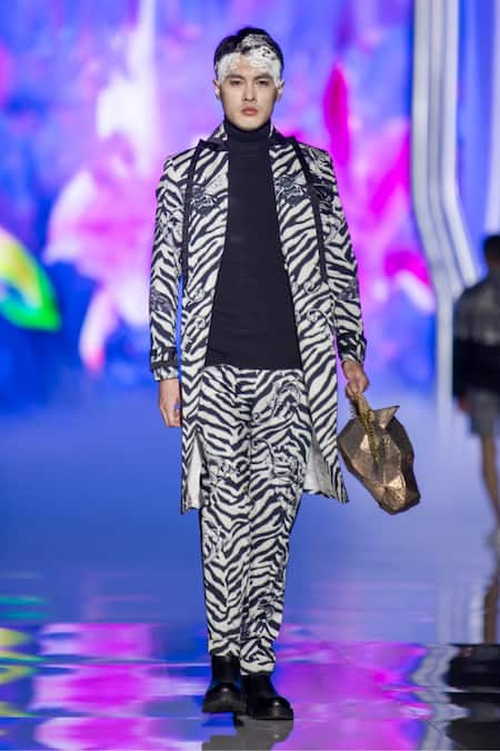 MR. Ajay Kumar Primal Animal Print Trouser