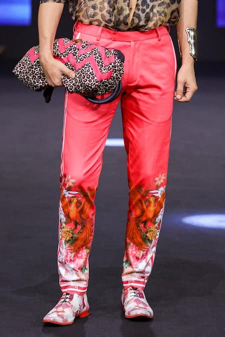 MR. Ajay Kumar Henry Side Striper Print Trouser