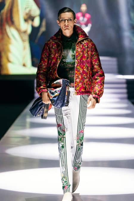 MR. Ajay Kumar Robby Side Striper Print Trouser