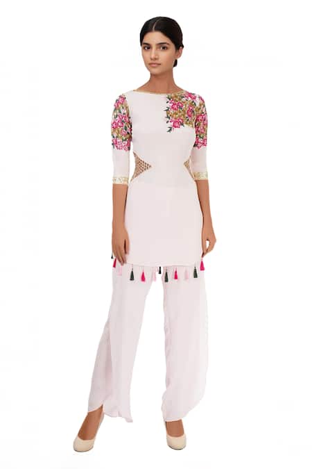 Neha Khullar Embroidered Kurta & Pant Set 