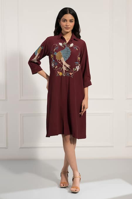 Neelu And Manvi Applique Thread Work Dress 