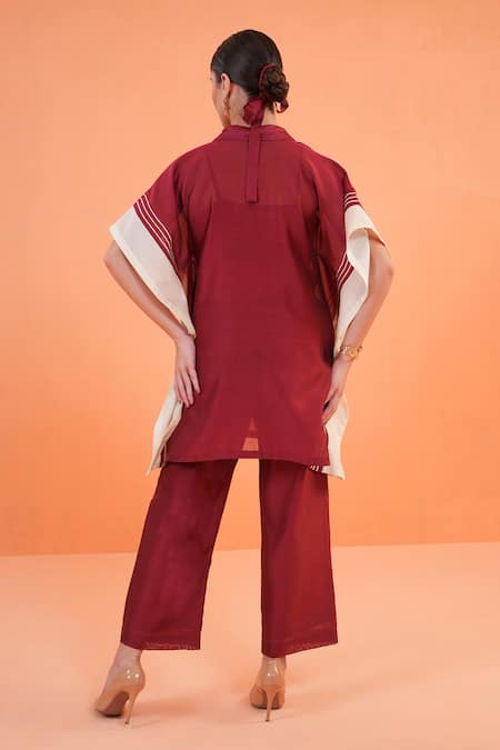 Origani Resham Embroidered Kurta & Pant Set 