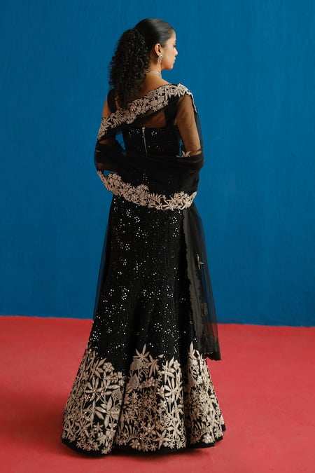 Mishru Maryse Embellished Corset Lehenga Set 