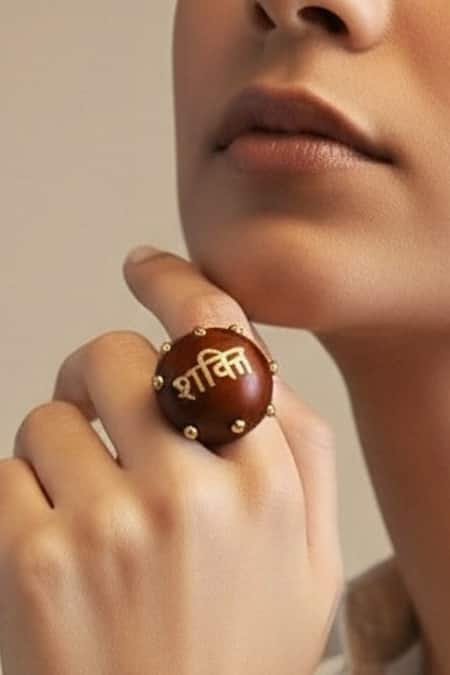 Mnsh Shakti Wooden Ring 