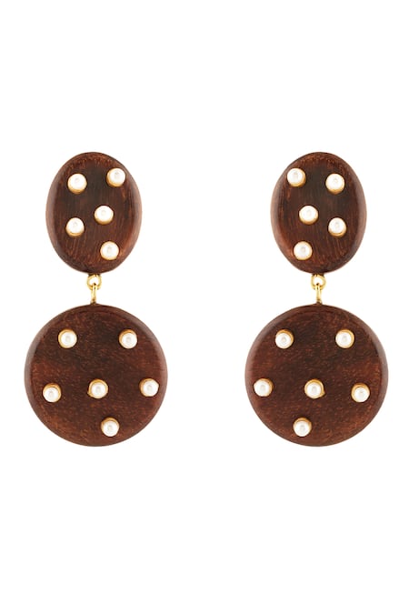 Mnsh Cove Pearl Embellished Drops 