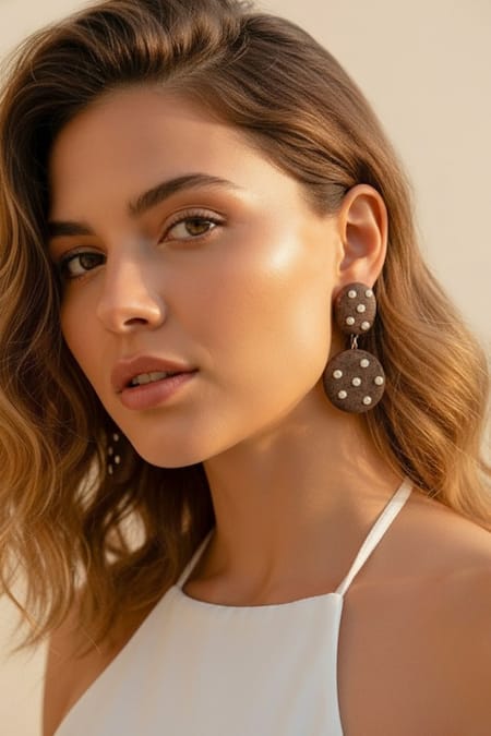 Mnsh Cove Pearl Embellished Drops 