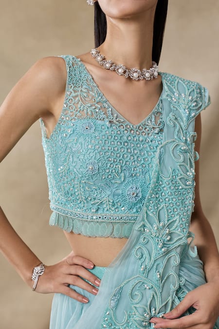 Awigna Hebe Embroidered Layered Skirt Set 