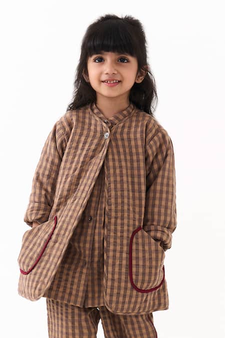 Three Checkered Pattern Shirt 