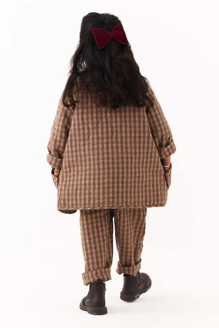 Three Check Pattern Jacket 