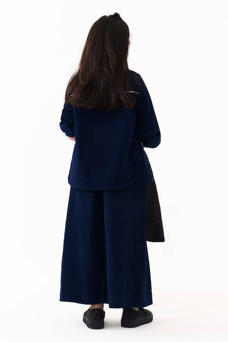 Three Corduroy Drawstring Top 