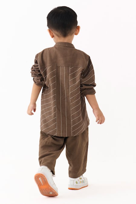 Three Diagonal Stripe Shirt