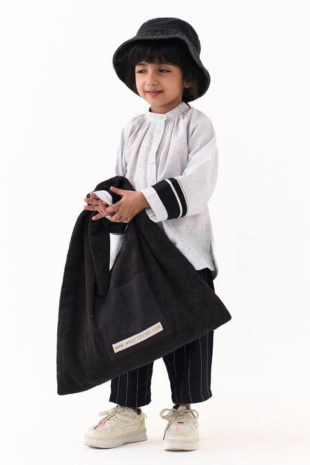 Buy_Three_Ivory Applique, Embroidery Splash Print Peasant Top With Pant _Online_at_Aza_Fashions