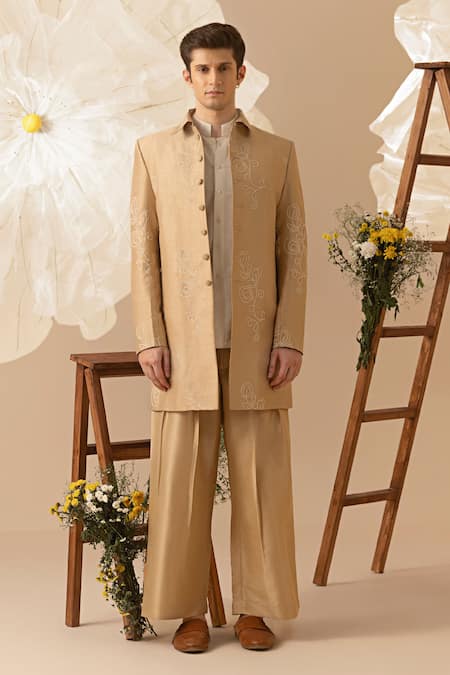 Eleven Brothers Embroidered Jacket Pant Set 
