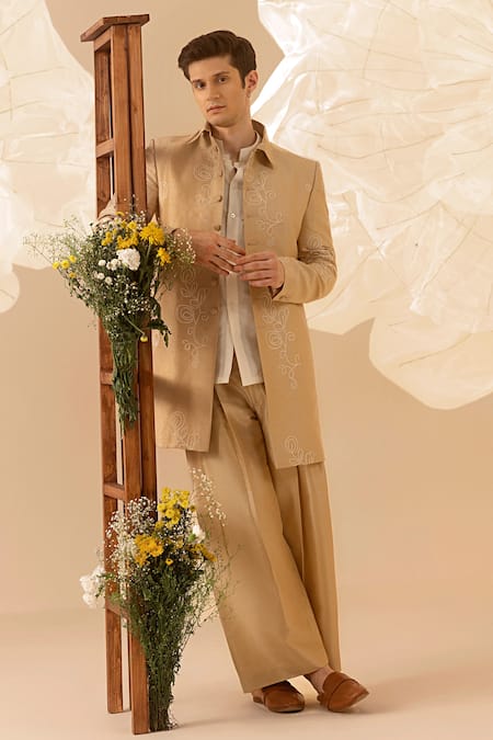 Eleven Brothers Embroidered Jacket Pant Set 