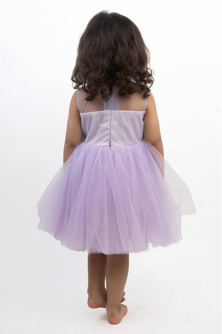 Lil Angels Floral Applique Dress