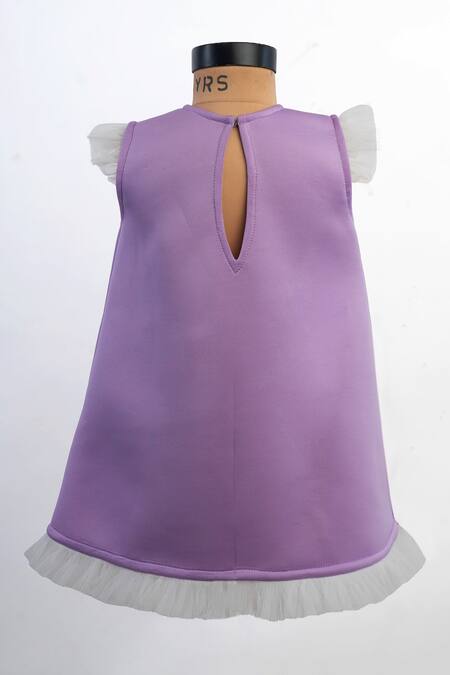 Lil Angels Daisy Duck Applique Bow Dress