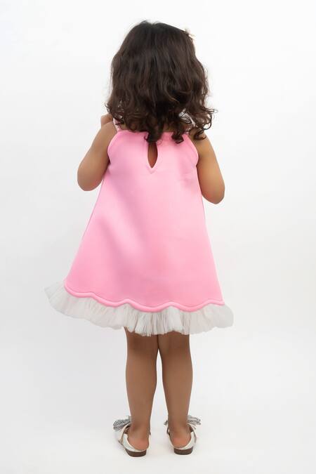 Lil Angels Tweety Bird & Floral Sequin Dress