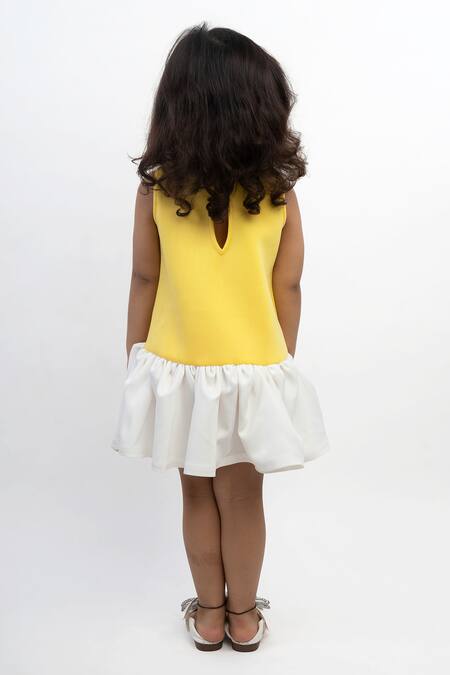 Lil Angels Daisy Applique Sleeveless Dress