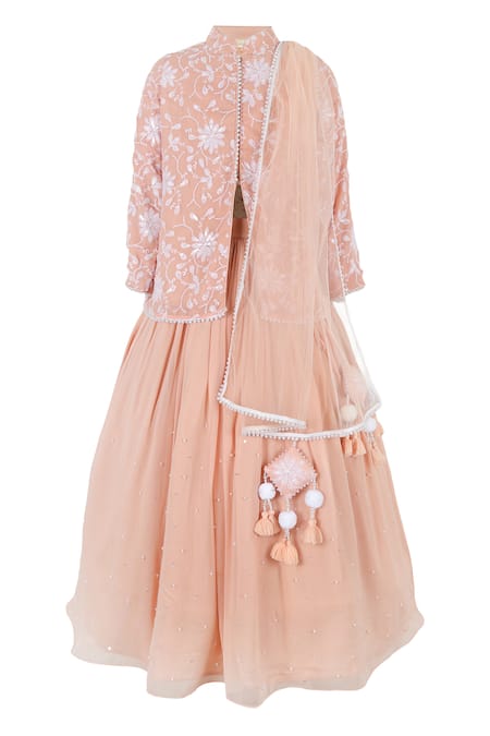 Rang By Les Petits Floral Embroidered Lehenga Set 