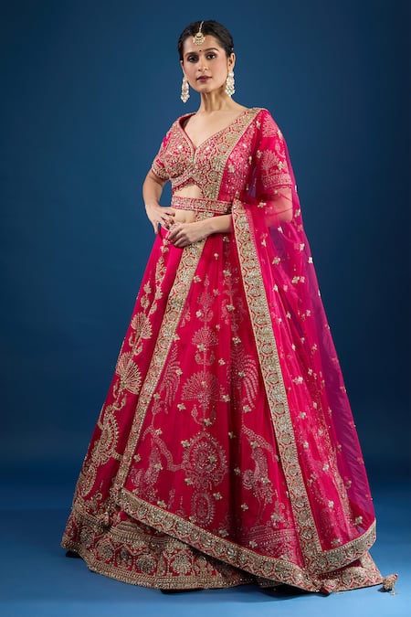 Azeera Zari Embroidered Lehenga Set 