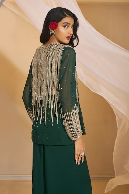 Rimple Agrawal Alakananda Embellished Tunic With Pant 