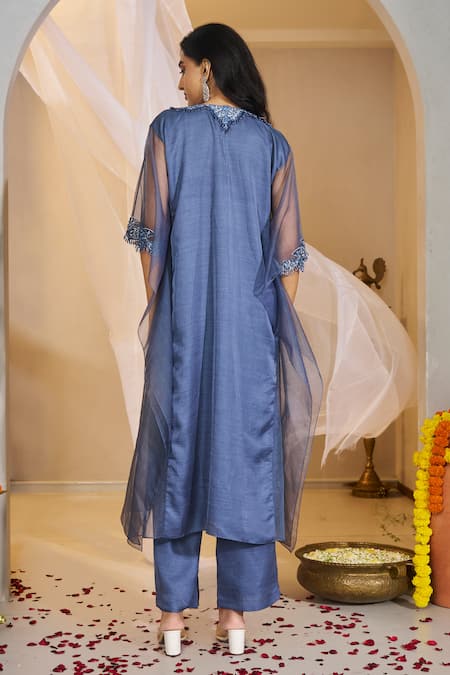 Rimple Agrawal Mahabhaga Embroidered Kaftan Set 