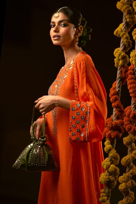 Prahnaaya Sunira Green Chamak Potli 