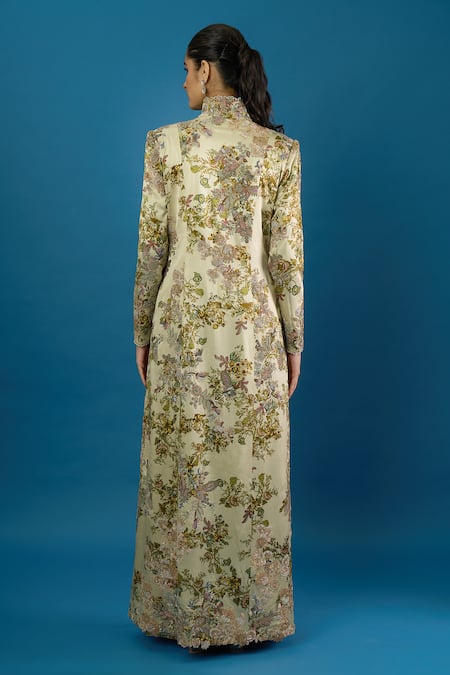 Anamika Khanna Printed Coat & Pant Set 