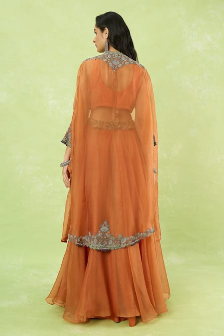 Prisho Embroidered Blouse Lehenga Set 