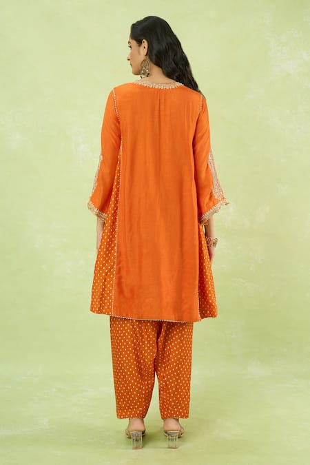 Sheetal Batra Embroidered Kurta With Salwar 