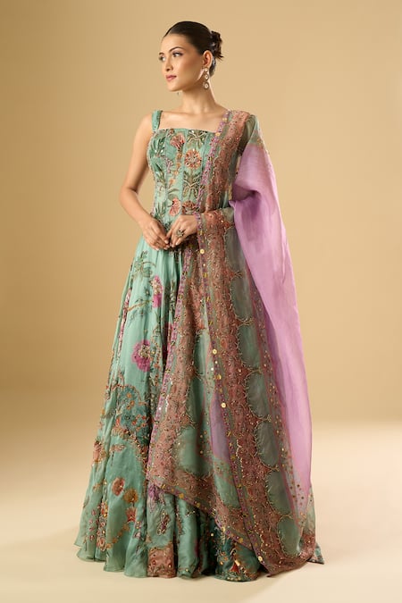 Mahima Mahajan Floral Bloom Printed Lehenga Set 