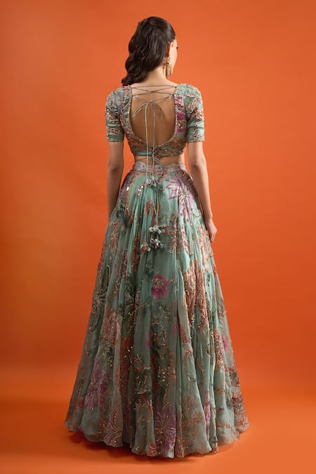 Mahima Mahajan Floral Printed Lehenga Set 