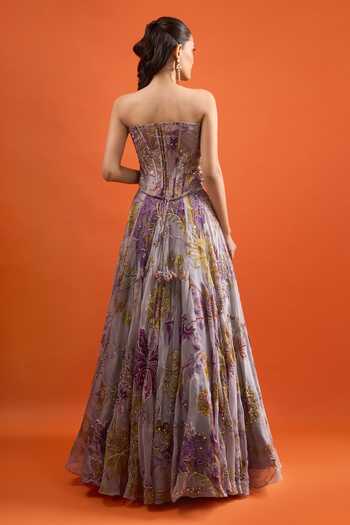 Mahima Mahajan Floral Pattern Lehenga With Corset 