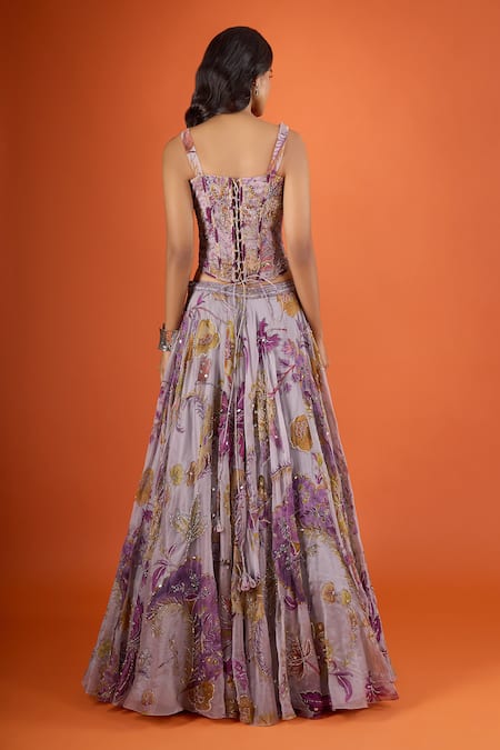 Mahima Mahajan Printed Lehenga With Corset