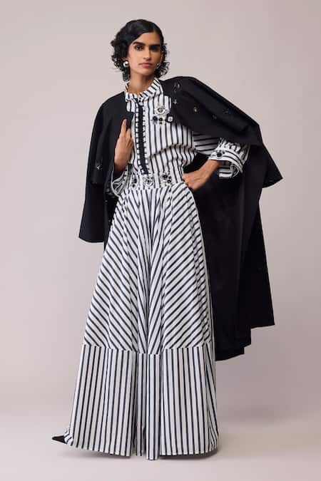 Bunka Nicole Embroidered Long Jacket 